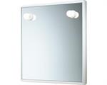 Specchio con Luci Bianco Gedy Cm 55 x 60