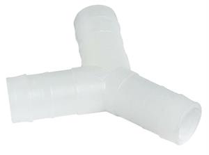 Raccordo a Y per Tubo Spirolato Condensa Clima D.16 Bianco Pvc