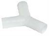 Raccordo a Y per Tubo Spirolato Condensa Clima D.16 Bianco Pvc