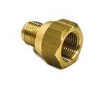 Raccordo Prolunga Ridotta Ottone per Tubo Rame Gas Clima D.3/8Fx1/4M