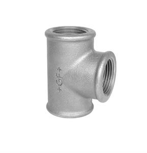 Raccordo Ghisa Zincato Tee Ridotta Femm.Femm.Fig.130R D.1x1/2