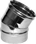 Gomito 30° Acciaio Inox Aisi304 Monoparete S/Guarnizione D.250