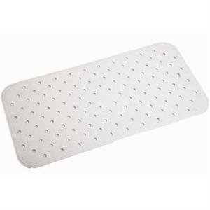 Tappeto in Gomma per Vasca Pvc Bianco  Kino Metaform Cm 72x38