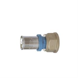 Raccordo Tubo Multistrato Pressare Diritto Femmina D.20x1/2x2