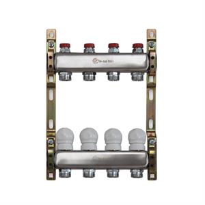 Collettore Inox Premontato con Detentori Attacchi D.3/4e 11/4x 3