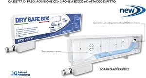 Cassetta Condensa Uscita Orizzon.con Sifone Secco Clima Dry Safe Box