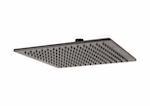 Soffione Doccia Quadro 25x25 Acciaio Inox Aisi 304 Nero Opaco Metafo