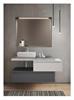 Mobile Bagno Sosp.NINFA C/Cass.Lavabo Dappog.Cm L80xP50 Grigio Spat