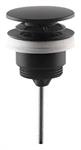 Piletta Clicker Nero Opaco Univ.Autom.Tea Istallazione Lavabo Bidet
