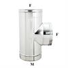 Tee 90° FFM Acciaio Inox Aisi 304 Monoparete S/Guarnizione D.140