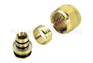 Adattatore Kit per Tubo Multistrato Tiemme Giallo D.16x2-3/4 (D.18)