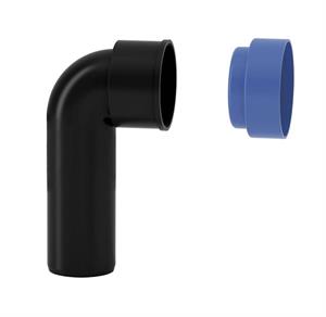 Curva Tecnica PP Blackfire HTSW D.50x53,5 ad Innesto