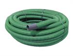 Tubo in HDPE Corrugato Fessurato Drenaggio Verde D.125xint.107 Rt.50