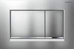 Placca Sigma20 Square Cromo Opaco Cassetta Incasso Geberit Dop.Tasto