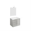 Mobile Bagno Sospeso due Cassettoni Specchio 60 Savinidue 4052N R/GR