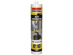 Silicone Nero Alte Temperature Acetico Soudal 310 ml