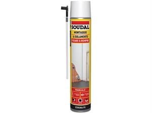 Schiuma Poliuretanica Bomboletta Mauale Soudal ml 750