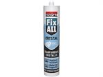 Adesivo Sigillante Trasparnte Cristallino FixALLCrystal Soudal 290ml