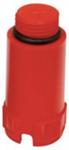 Tappo Prova Impianto con Filetto con Guarnizione di Tenuta 1/2 Rosso