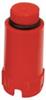 Tappo Prova Impianto con Filetto con Guarnizione di Tenuta 1/2 Rosso