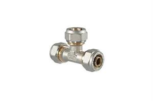 Raccordo Tubo Multistrato Strig.Fisso TDM Tee 3 dadi D.20x20x20x2