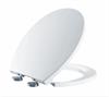 Sedile In PVC Soft Close Civita Bianco Sgancio Rapido di Rilascio