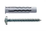 Tassello in Nylon GL GB con Vite Truciolare T.P.S.Taglio Croce D6X30