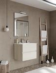 Mobile Bagno Sospeso due Cassettoni e Specchio EASY 61 Rovere Ghiacc