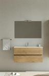 Mobile Bagno Sospeso due Cassettoni e Specchio EASY 101 Rovere Natul
