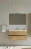 Mobile Bagno Sospeso due Cassettoni e Specchio EASY 101 Rovere Natul