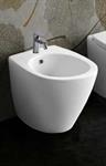 Bidet Filo Muro Tondo BACK TO WALL Rimless 530x360x420 Bianco Easil