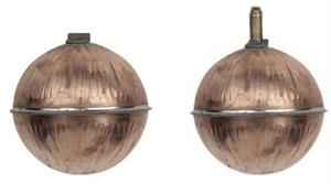 Sfera con Reggisfera in Rame Scorrevole D.150 1