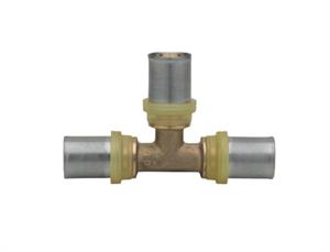 Raccordo Tubo Multistrato Pressare Gas Tee Intermedia D.16x16x16x2