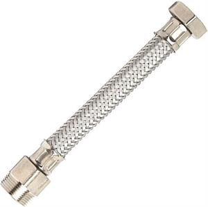 Flessibile Trecciato Acciaio Inox Prolungato MF D.3/8x3/8 Cm 35