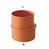 Aumento Pvc Rosso ad Incollaggio D.40 x80