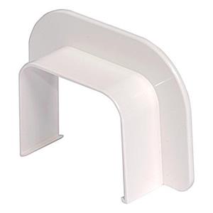 Passaggio Muro Base per Canalina per Clima PVC Bianca H65mm x P90mm