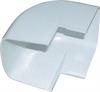 Angolo Esterno Base per Canalina per Clima PVC Bianca H65mm x P90mm