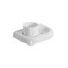 Porta Bicchiere Serie Linea Metaform Bianco Cm 16x11x10