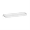 Porta Sapone e Spugna Serie Linea Metaform Bianco Cm 25x6
