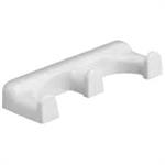 Appendiabiti Serie Linea Metaform Bianco Cm 20x11