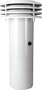 Esalatore per Scaldino o Caldaia D.150x45 Bianco