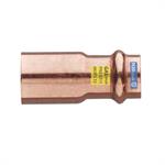 Raccordo in Rame Pressare Acqua/Gas Manicotto Ridotto MF D.22x18