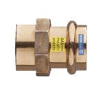 Raccordo in Bronzo Pressare Acqua/Gas Manicotto Diritto F D.22x3/4