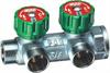 Collettore Far 2 Vie con Rubinetto Blu/Rosso D.3/4x24x19 MF