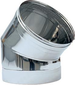 Gomito 45° Acciaio Inox Aisi304 Monoparete S/Guarnizione D.180