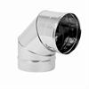 Gomito 90° Acciaio Inox Aisi 304 Monoparete S/Guarnizione D.100