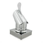 Cappello Gallo Base Quadr.Acciaio Inox Aisi304 Monop.S/G.D.170x170