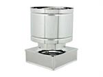 Cappello 4Venti Base Quadra Acciaio Inox Aisi304 Monop.S/G.D.170x170